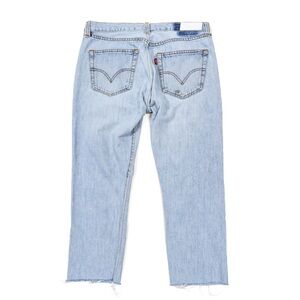 Re/Done Levi’s Relaxed Straight Ankle Jeans Women’s 29 Mid-Rise Distressed